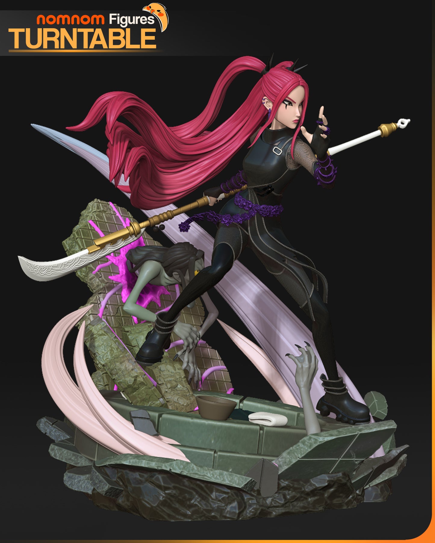 Unpainted Nom Nom Mira Kpop Demon Hunter