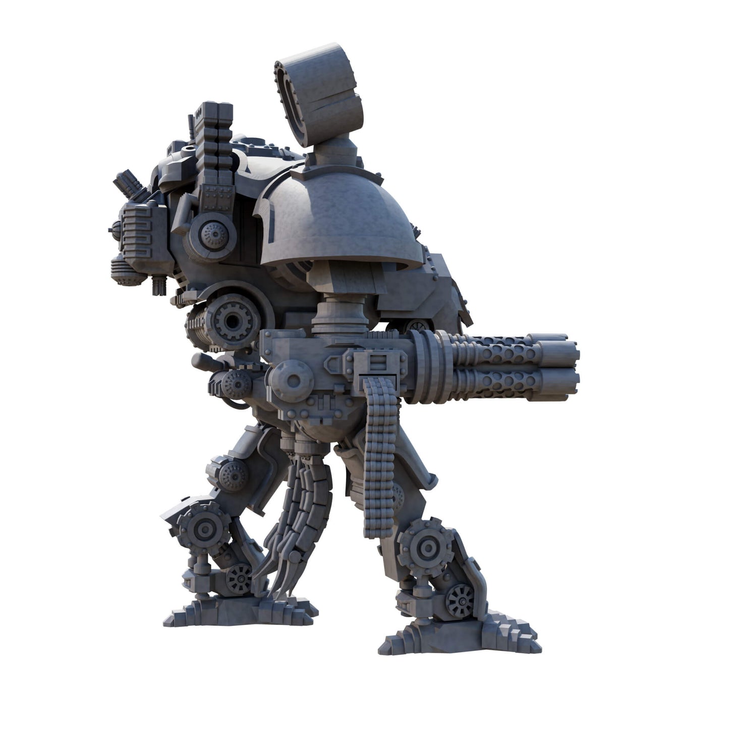 Unpainted Dog of War Robot V4