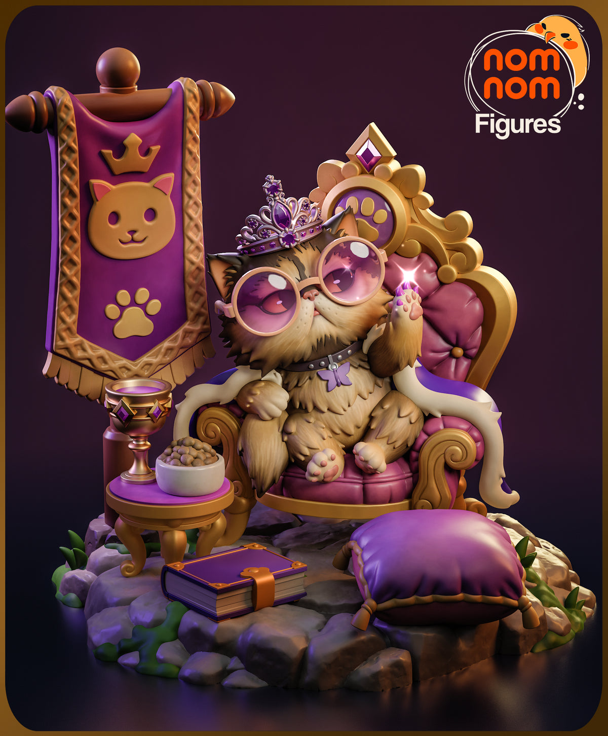 Unpainted Nom Nom Chibi Donut Dungeon Crawler Carl