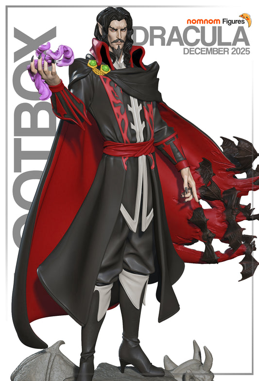 Unpainted Nom Nom Dracula Castlevania