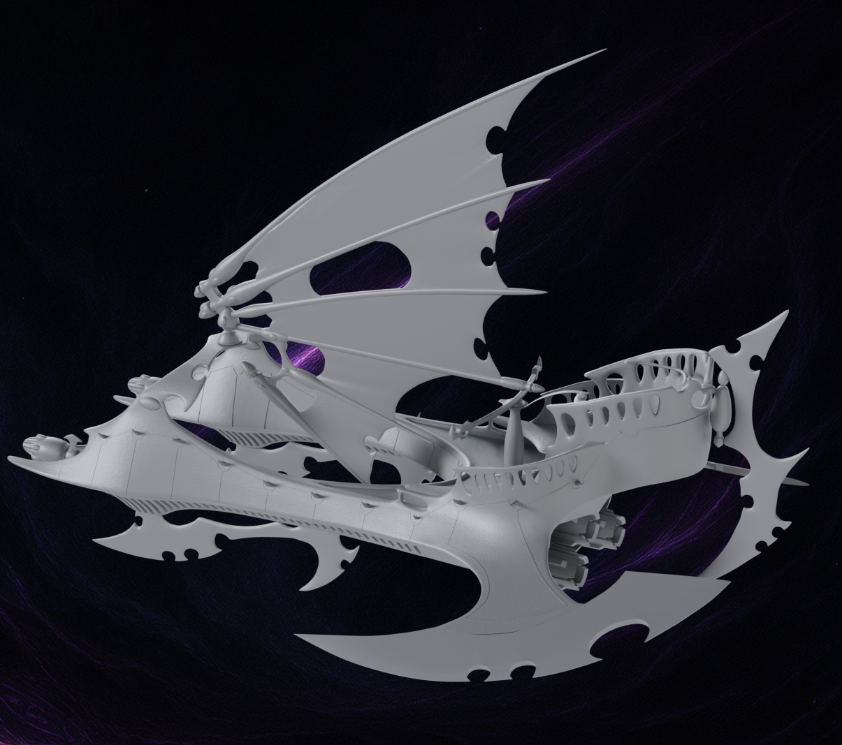 Unpainted Evil Elf Slave Ship
