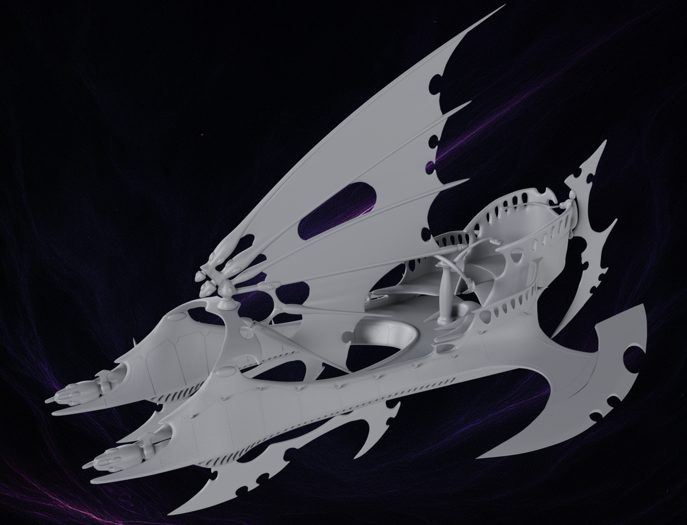 Unpainted Evil Elf Slave Ship
