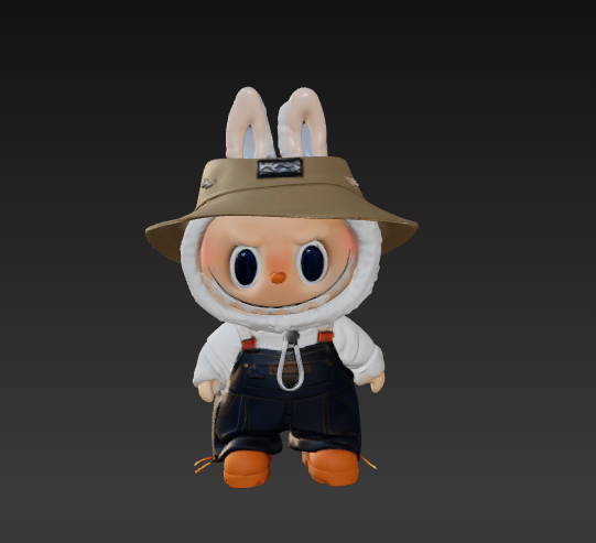 Unpainted Look Alike Labubu Farmer