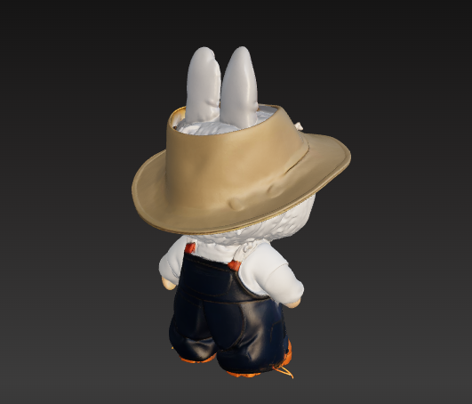Unpainted Look Alike Labubu Farmer