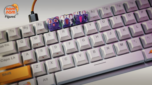 Unpainted Nom Nom Luna Sailor Moon Key Caps