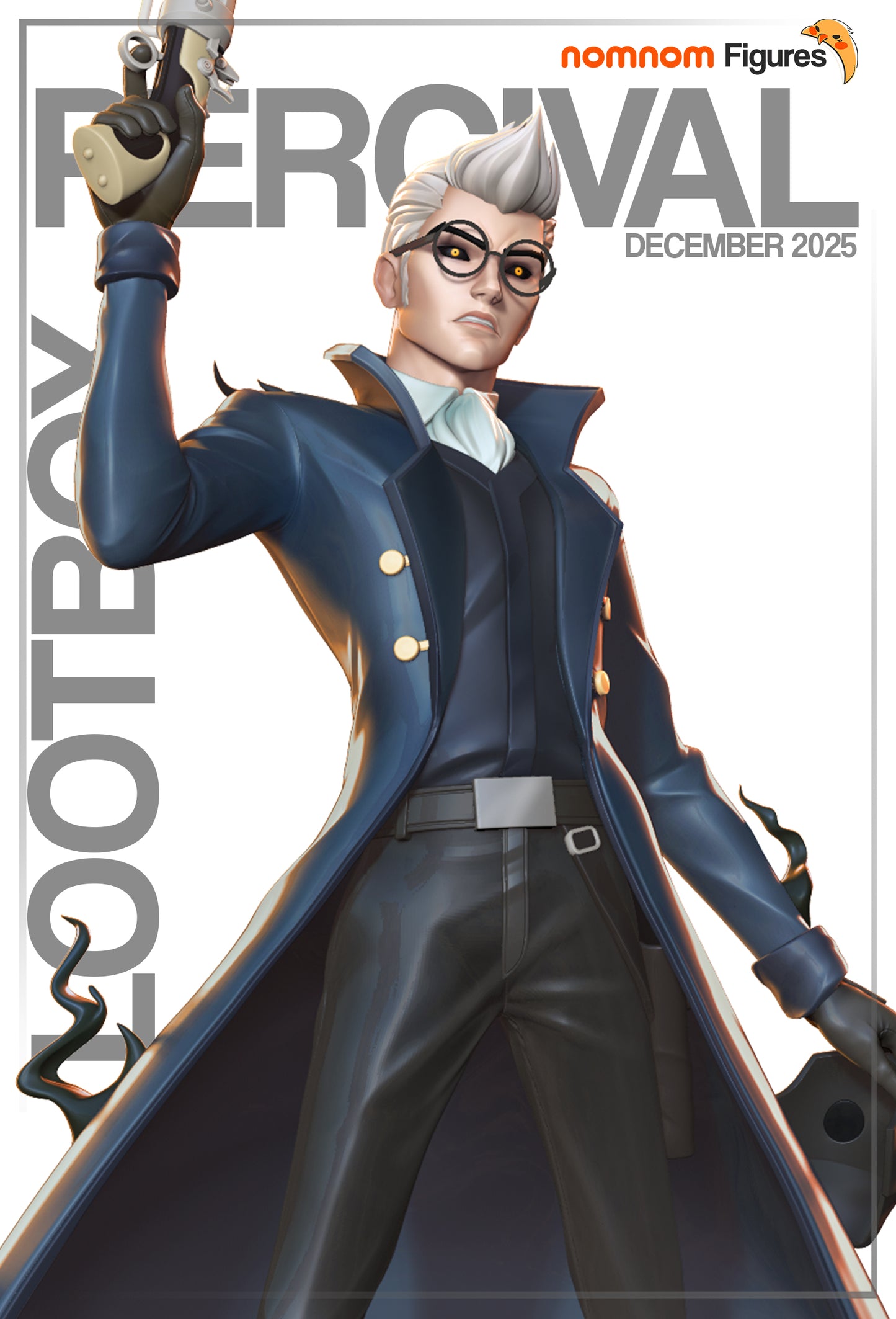 Unpainted Nom Nom Percival De Rolo Legend of Vox Machina