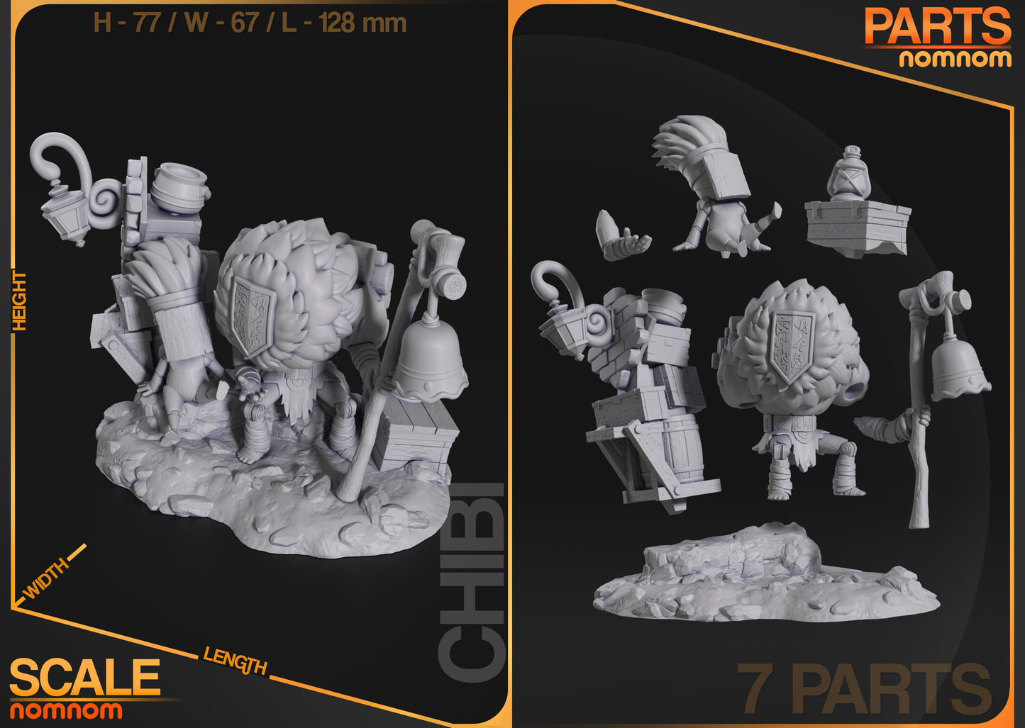 Unpainted Nom Nom Noco Clair Obscure Expedition 33