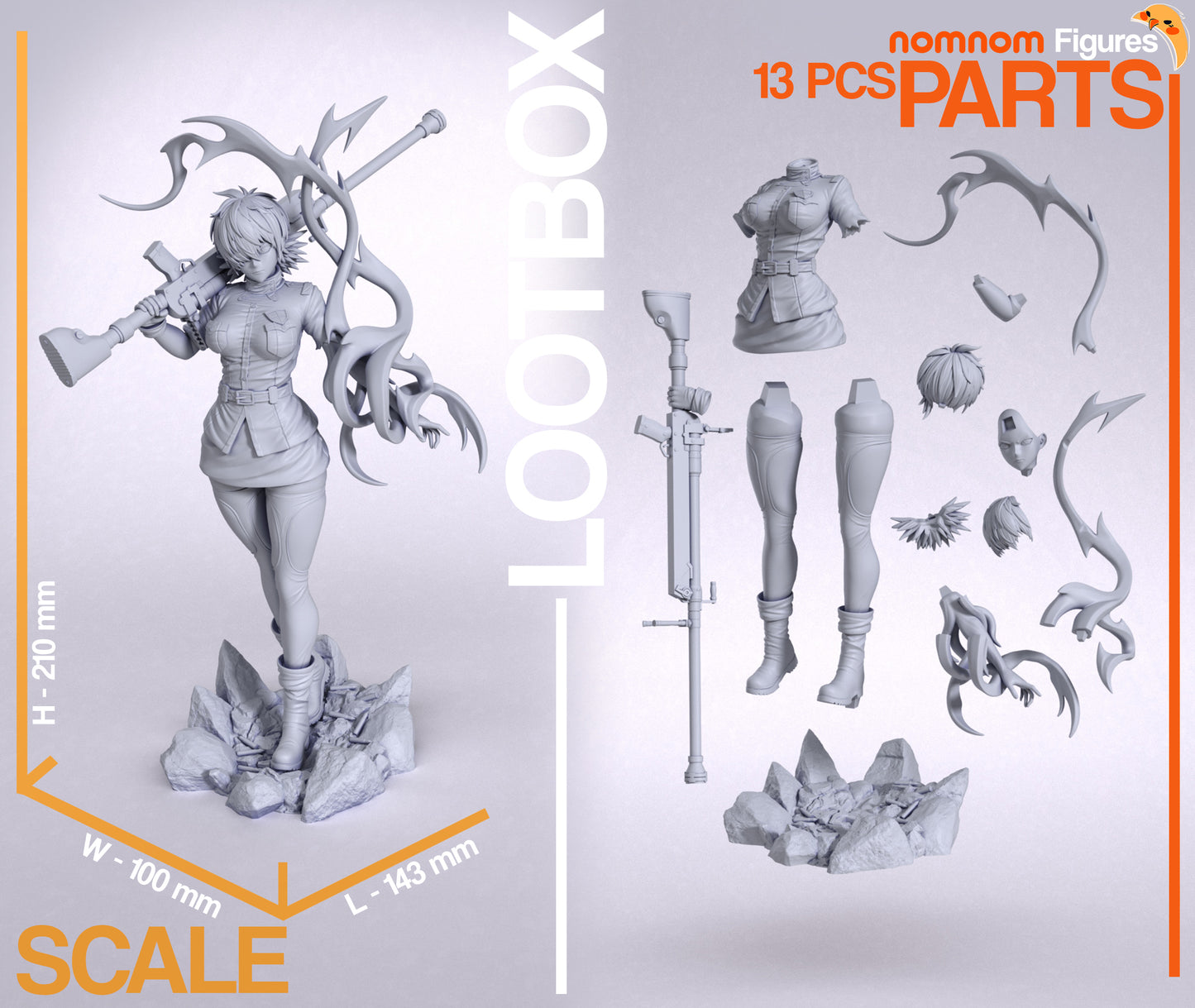 Unpainted Seras Victoria Hellsing Ultimate