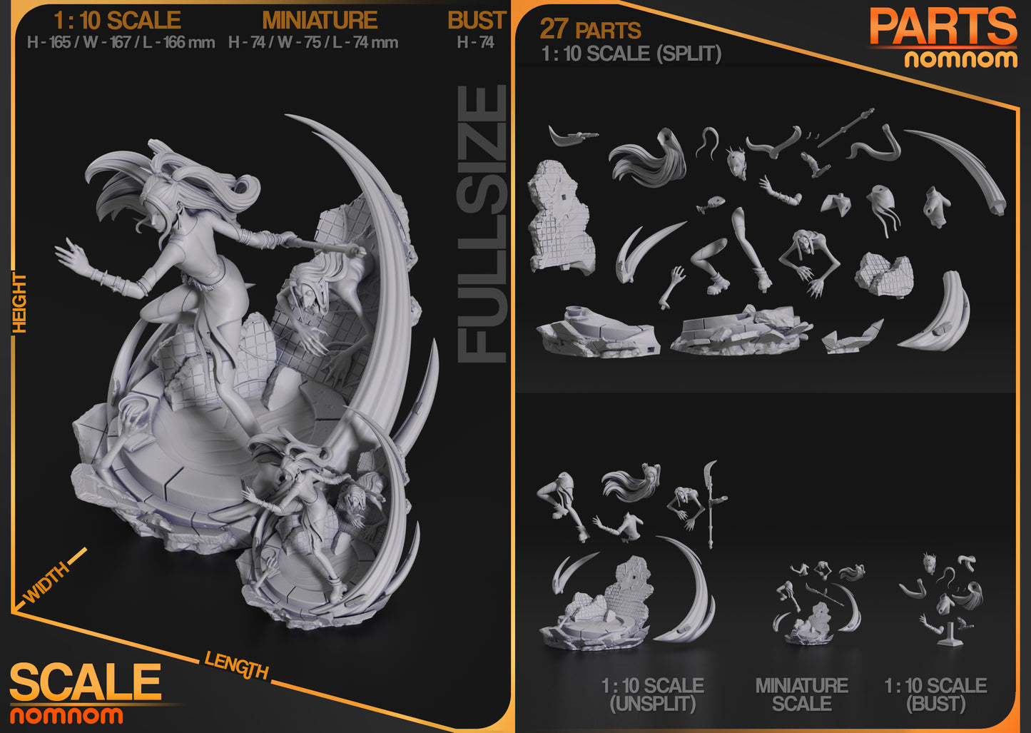 Unpainted Nom Nom Mira Kpop Demon Hunter