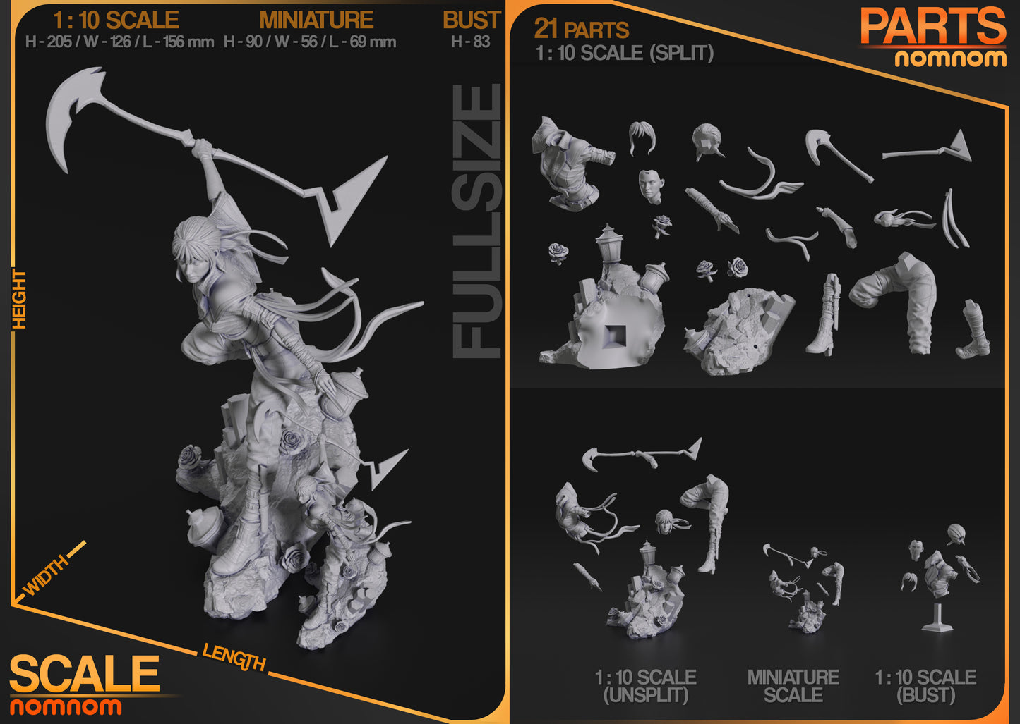 Unpainted Nom Nom Sciel Expedition 33