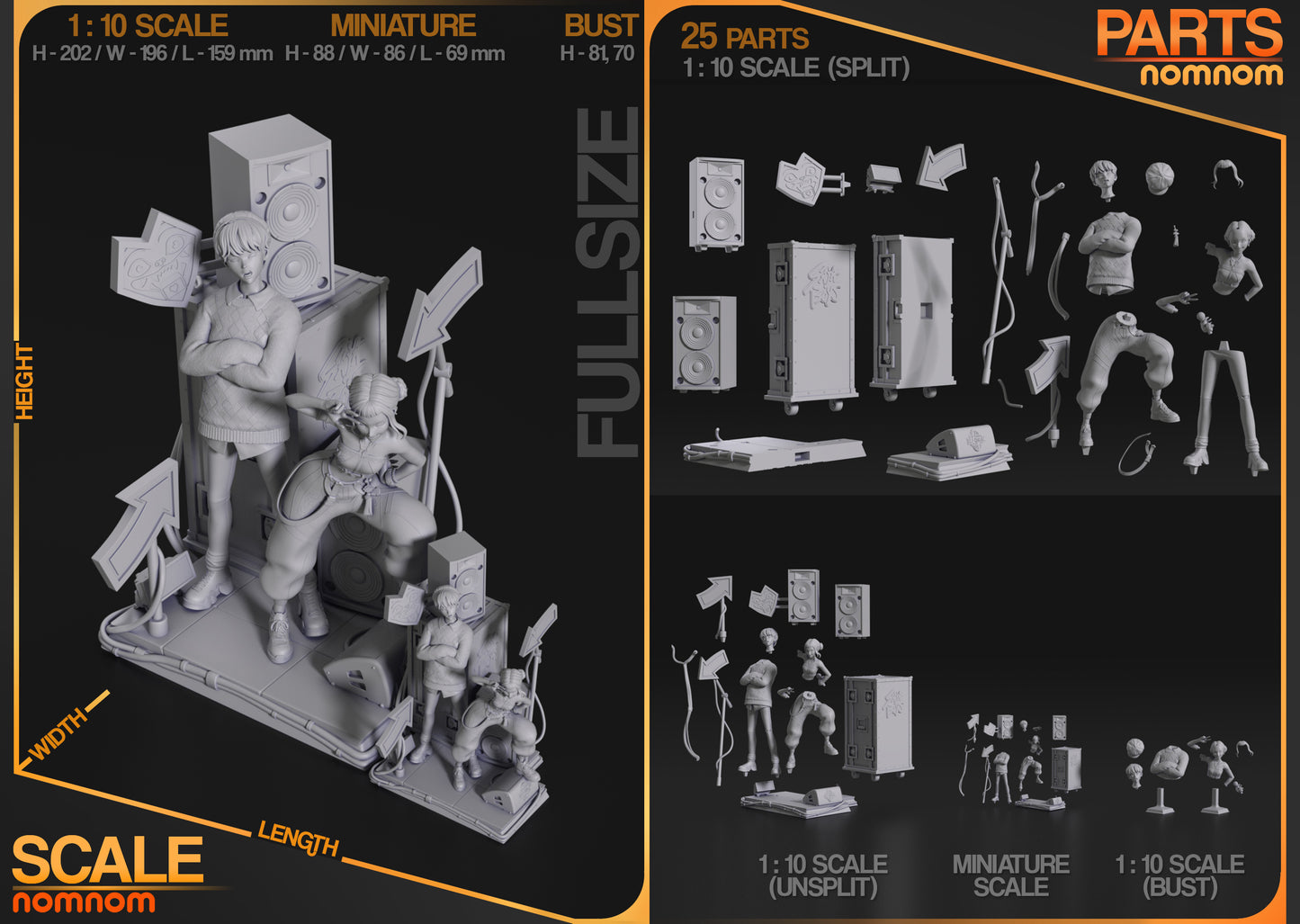 Unpainted Nom Nom Zoey Kpop Demon Hunter