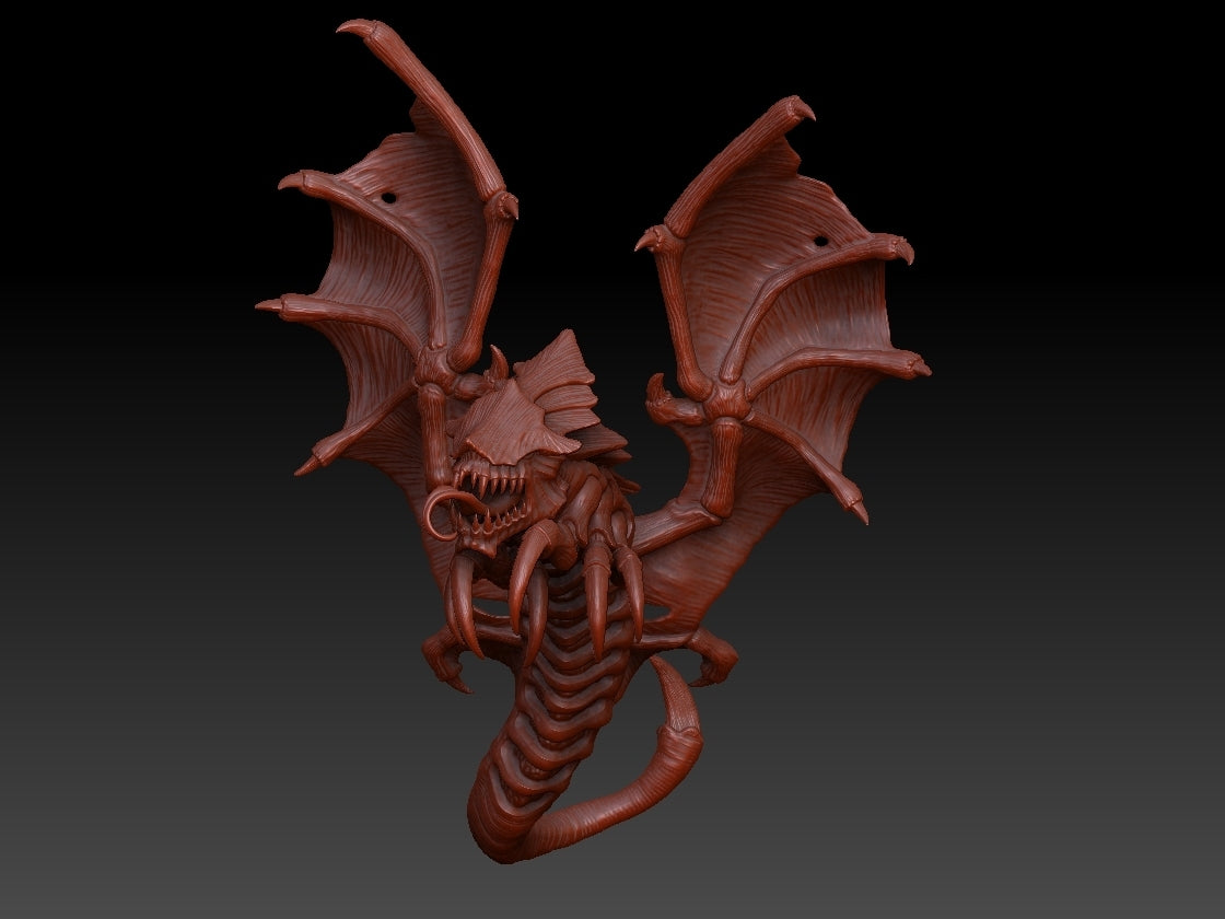 Unpainted Space Flying Insect and hive