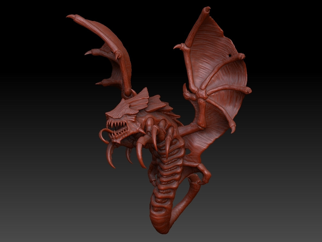 Unpainted Space Flying Insect and hive