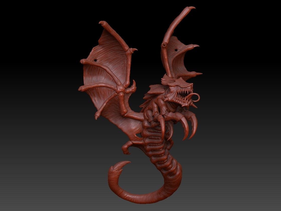 Unpainted Space Flying Insect and hive
