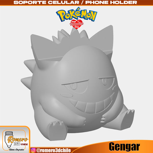 Unpainted Gengar Phone Holder