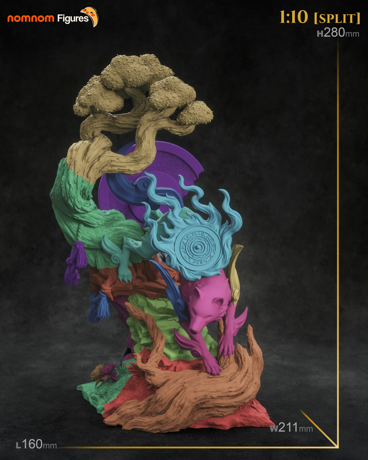 Unpainted Nom Nom Amaterasu Okami