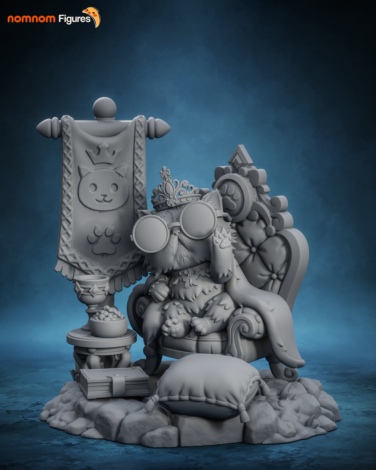Unpainted Nom Nom Chibi Donut Dungeon Crawler Carl