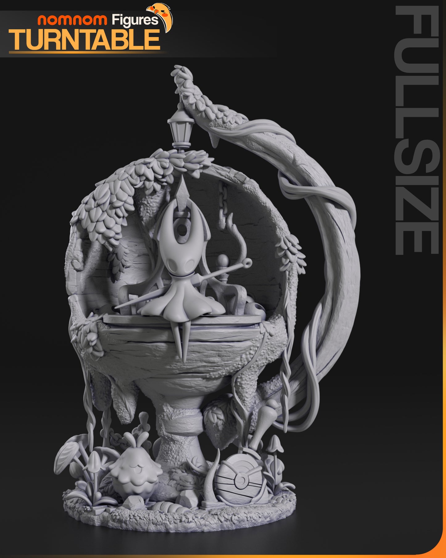 Unpainted Nom Nom Chibi Hornet Hollow Knight
