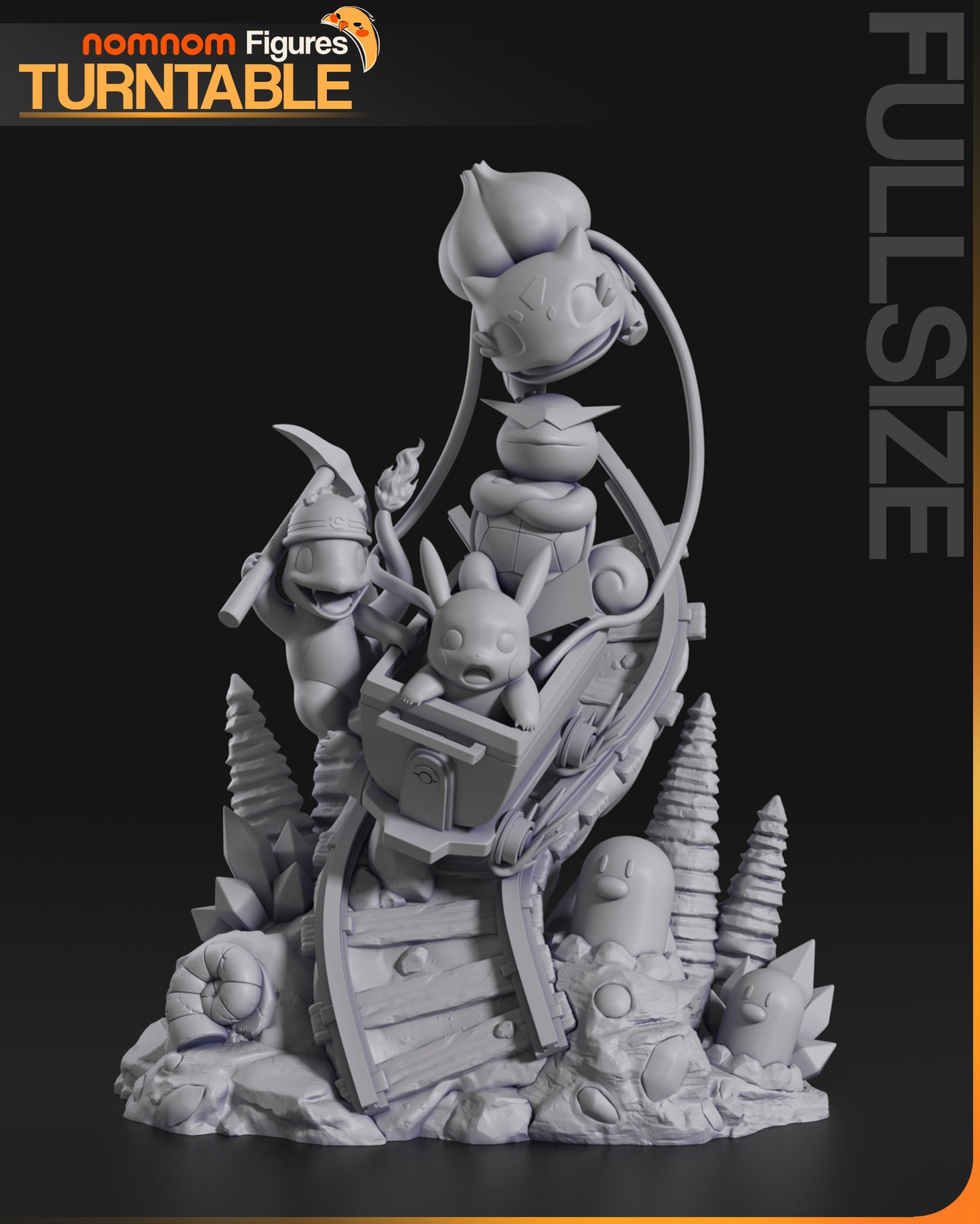 Unpainted Nom Nom Pikachu Pokemon