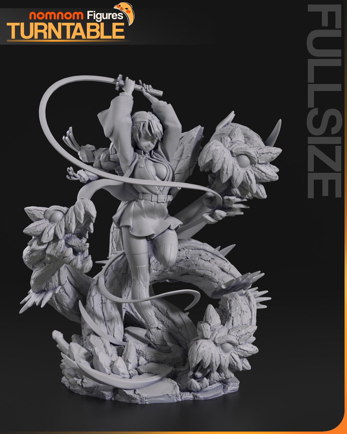 Unpainted Nom Nom Mitsuri Demon Slayer