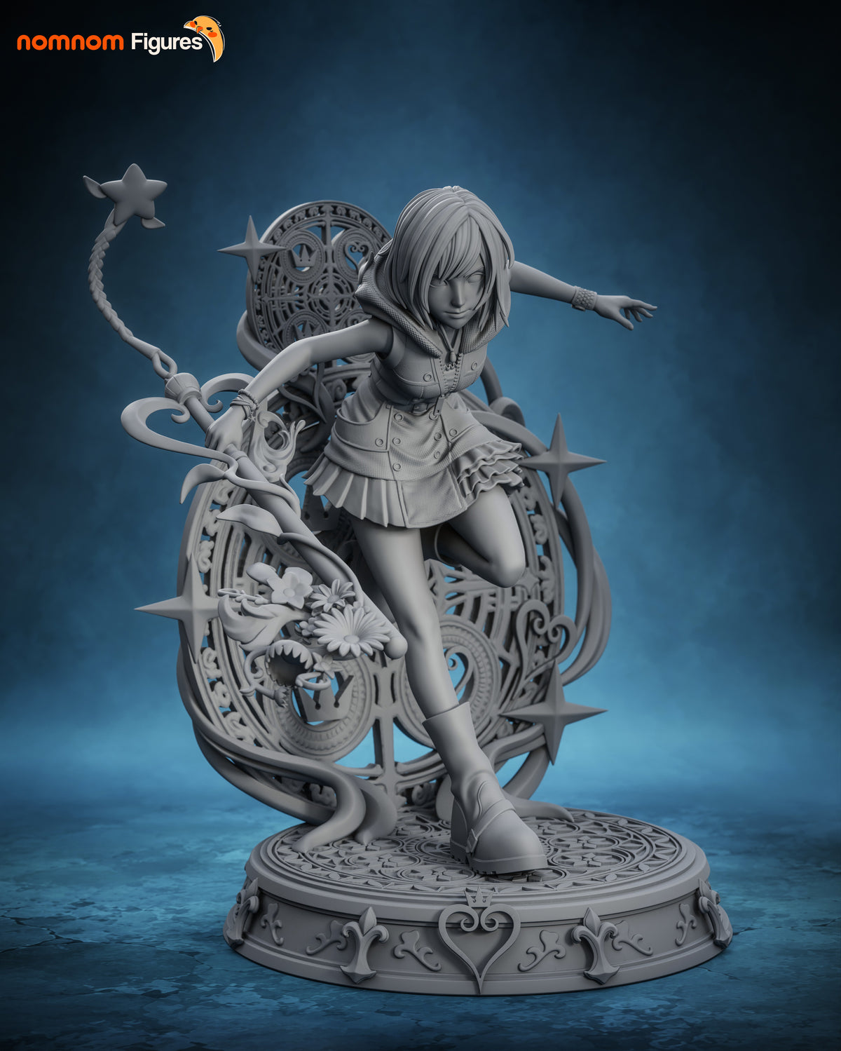Unpainted Nom Nom Kairi Kingdom of Hearts