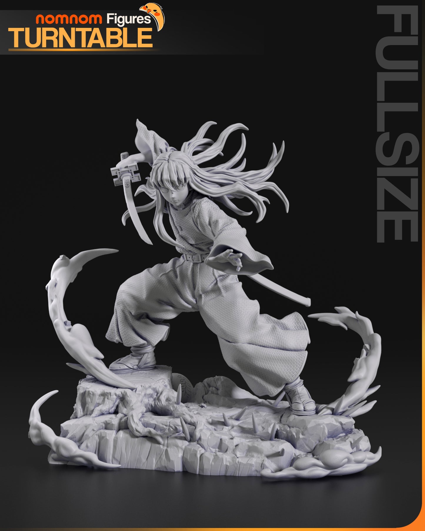 Unpainted Muichiro Demon Slayer