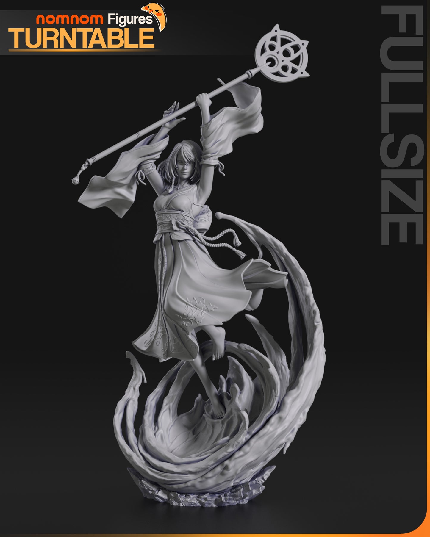 Unpainted Nom Nom Yuna Final Fantasy X