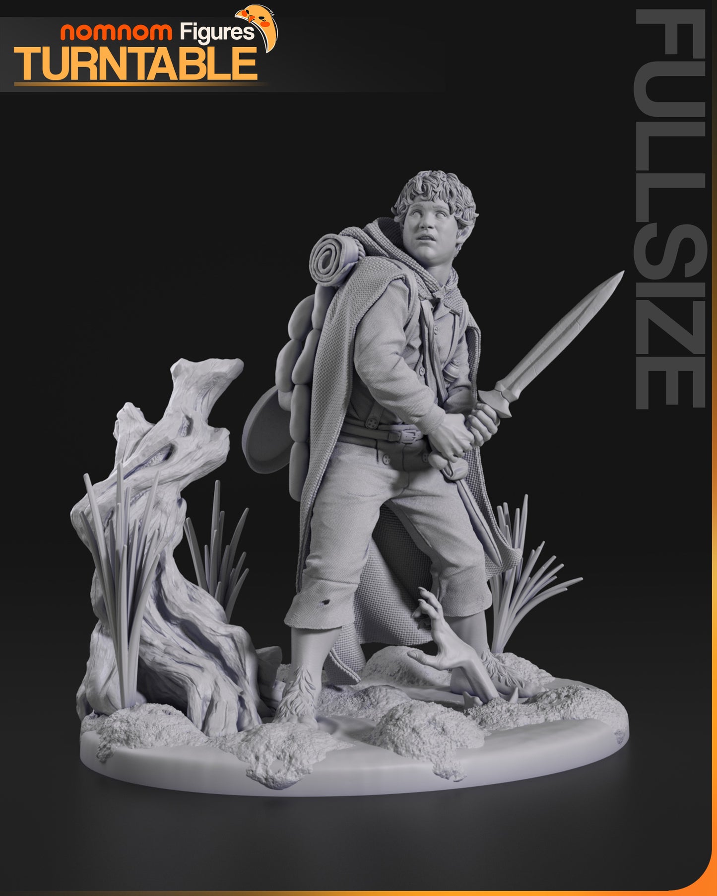 Unpainted Nom Nom Samwise Gamgee LOTR