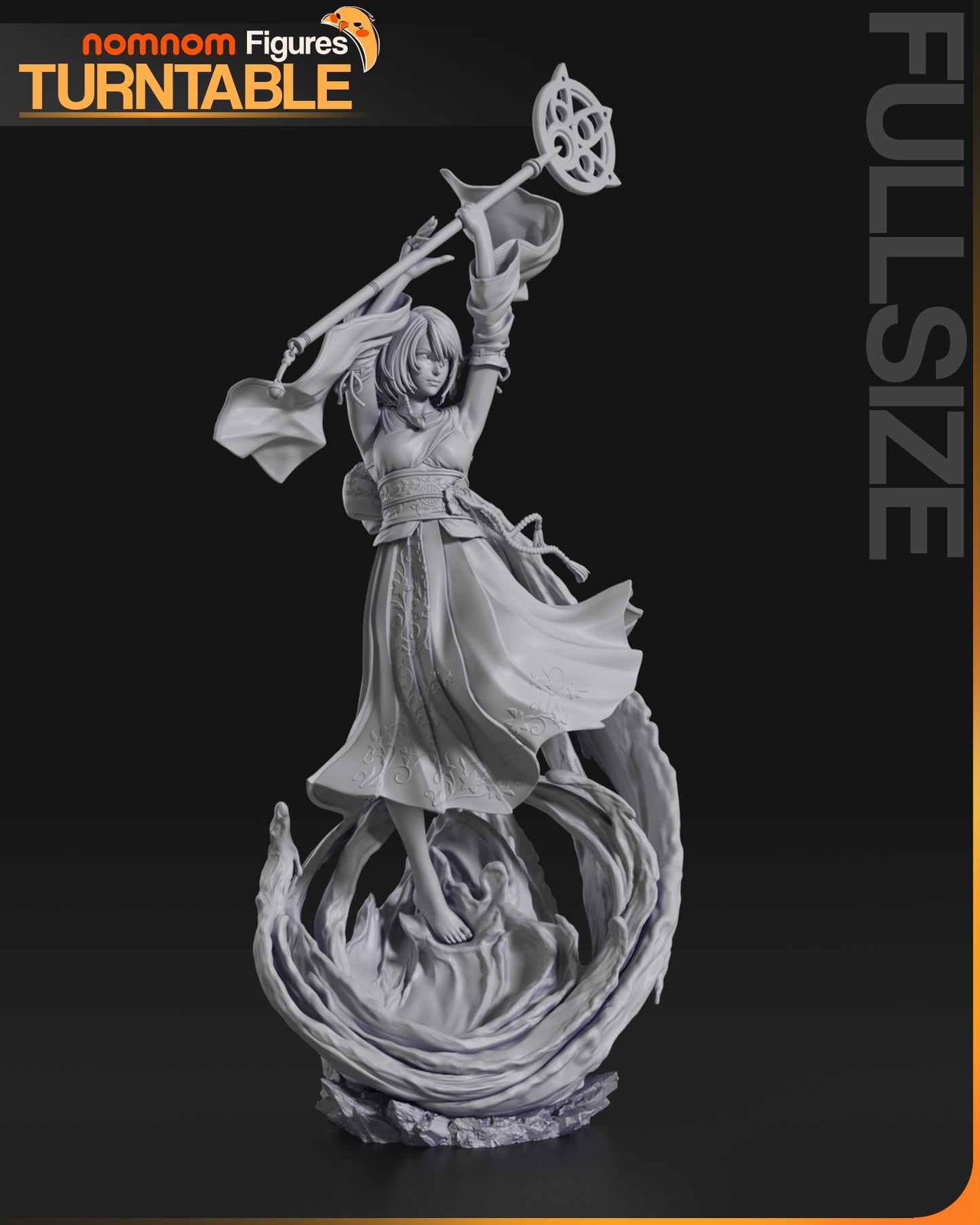 Unpainted Nom Nom Yuna Final Fantasy X