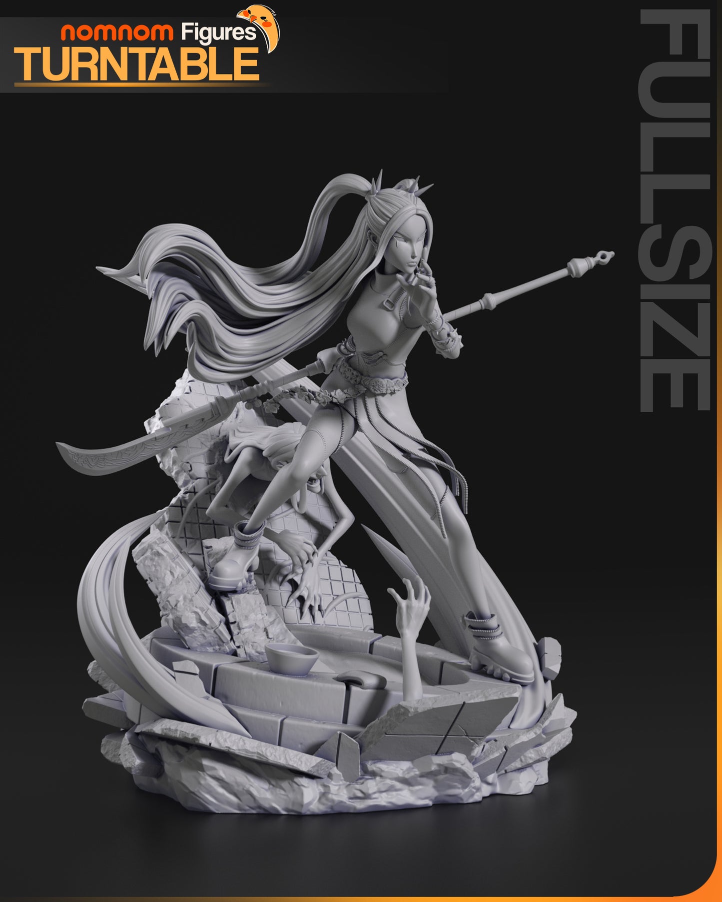 Unpainted Nom Nom Mira Kpop Demon Hunter