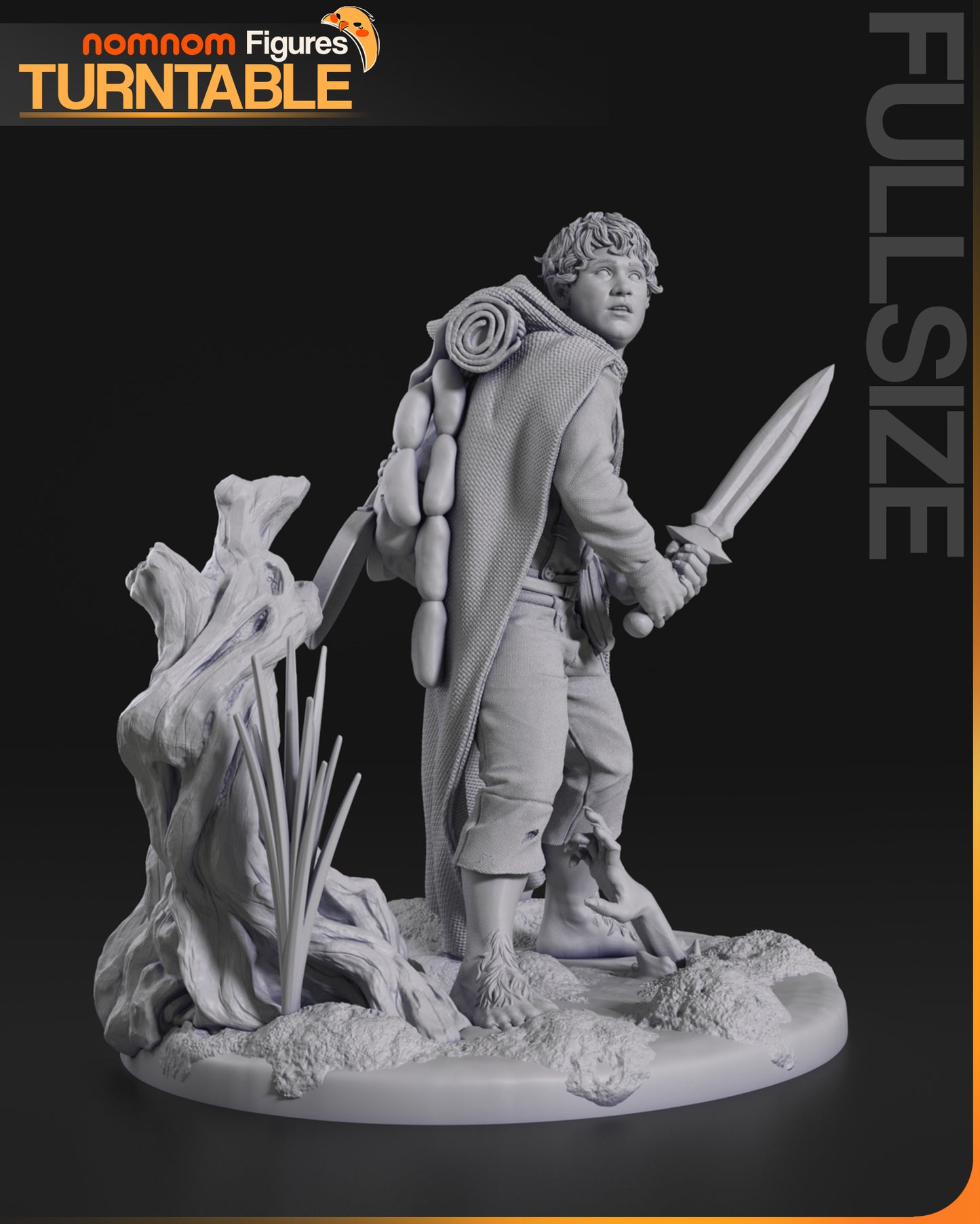 Unpainted Nom Nom Samwise Gamgee LOTR