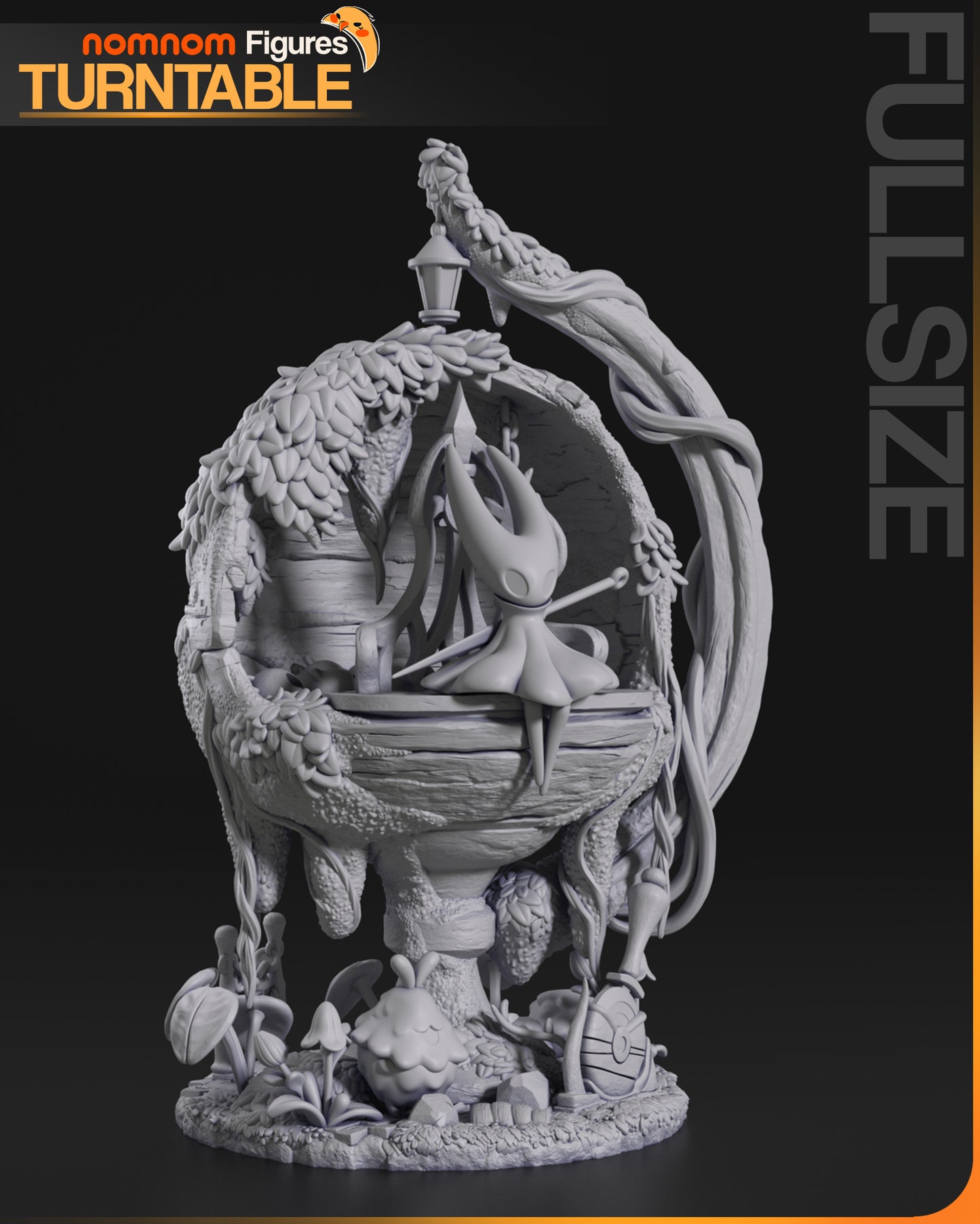 Unpainted Nom Nom Chibi Hornet Hollow Knight