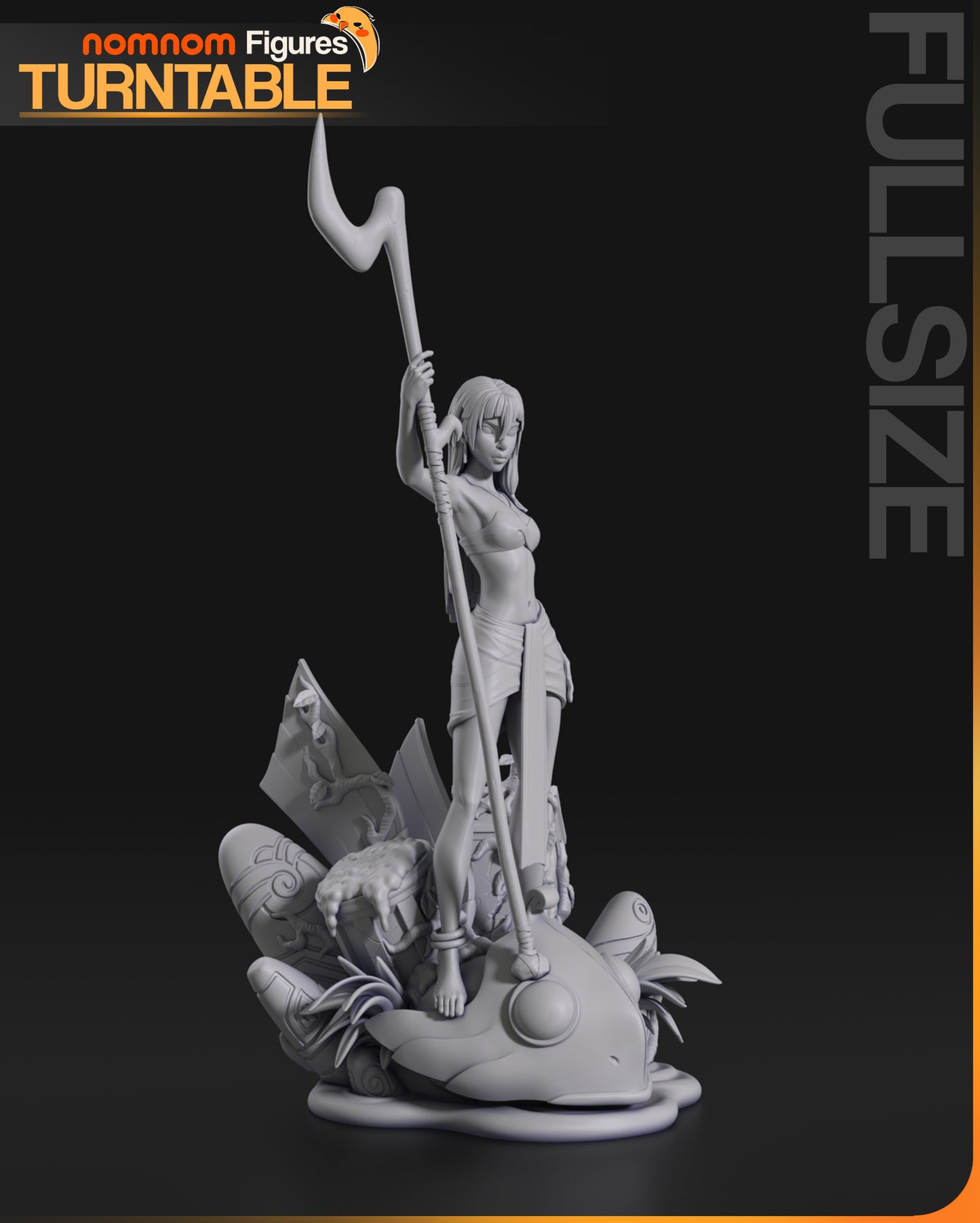 Unpainted Nom Nom Kida Atlantis