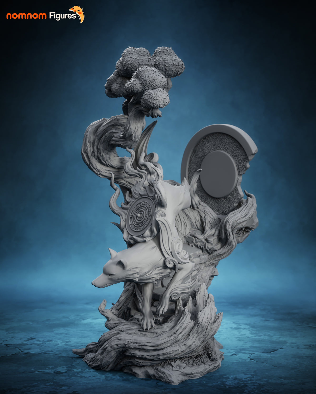 Unpainted Nom Nom Amaterasu Okami