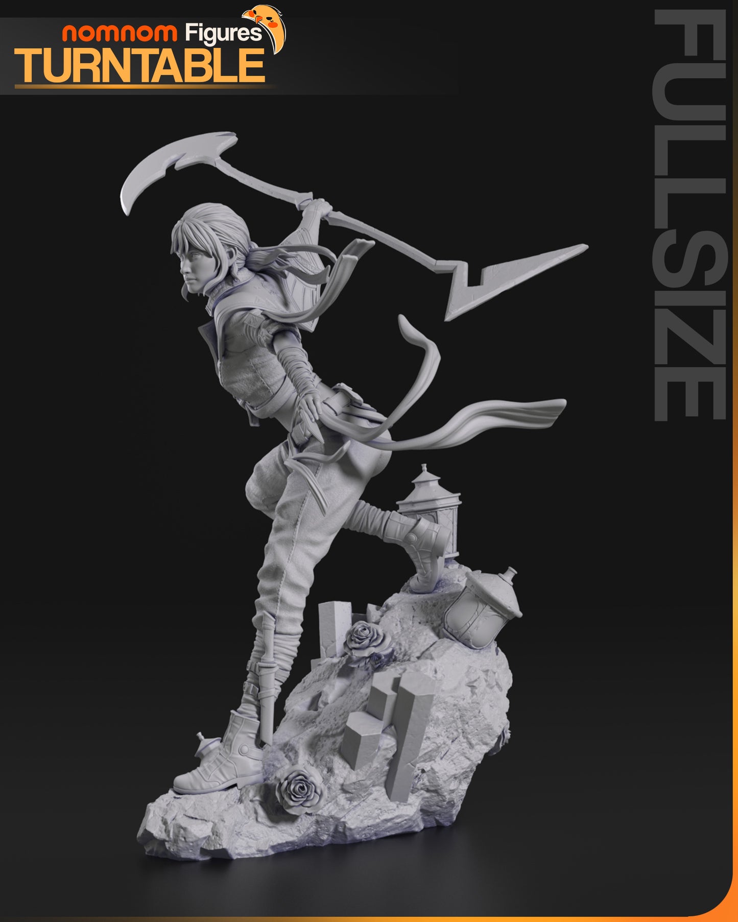 Unpainted Nom Nom Squall Leonhart Final Fantasy VIII