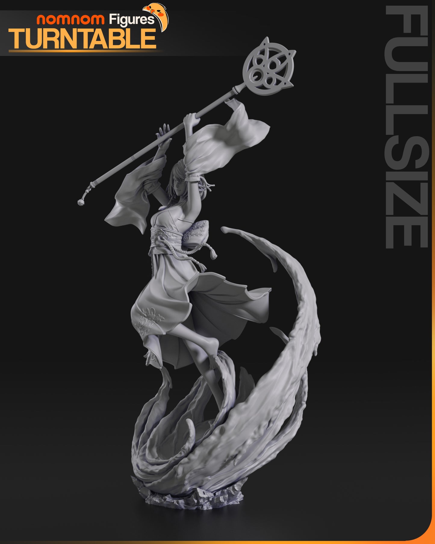 Unpainted Nom Nom Yuna Final Fantasy X