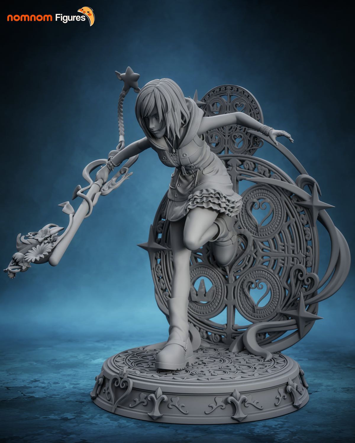 Unpainted Nom Nom Kairi Kingdom of Hearts
