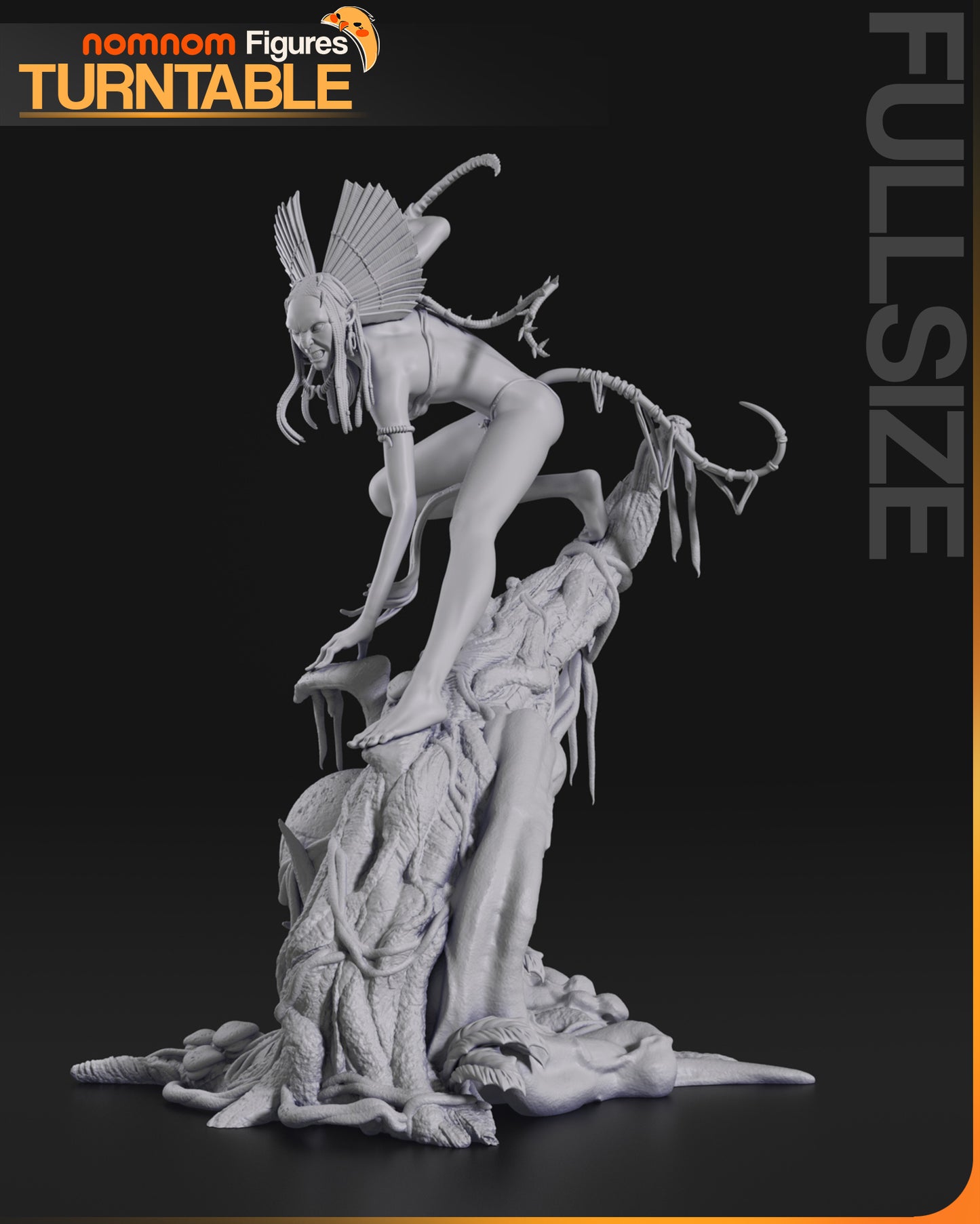 Unpainted Nom Nom Varang Avatar Fire and ash