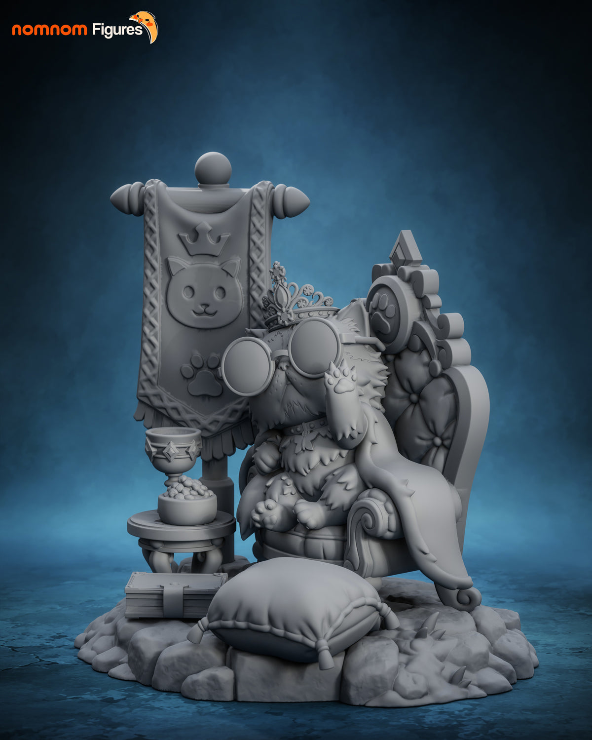 Unpainted Nom Nom Chibi Donut Dungeon Crawler Carl