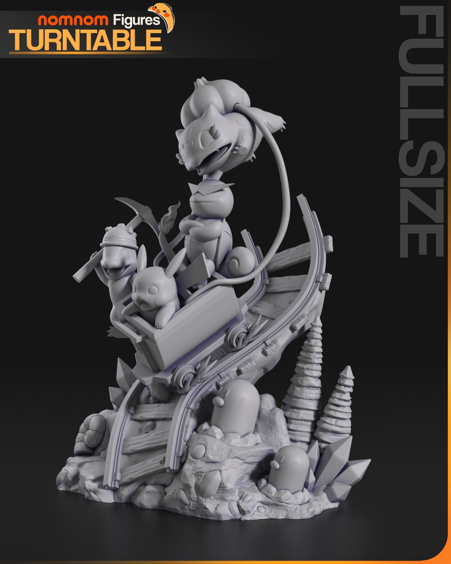 Unpainted Nom Nom Pikachu Pokemon