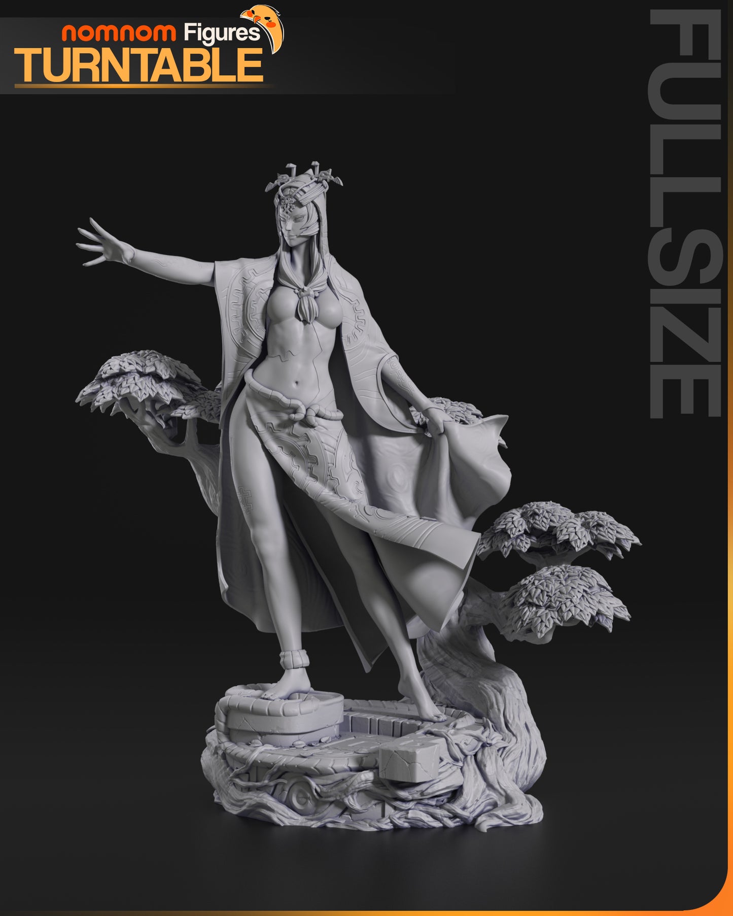 Unpainted Nom Nom Midna Legends of Zelda