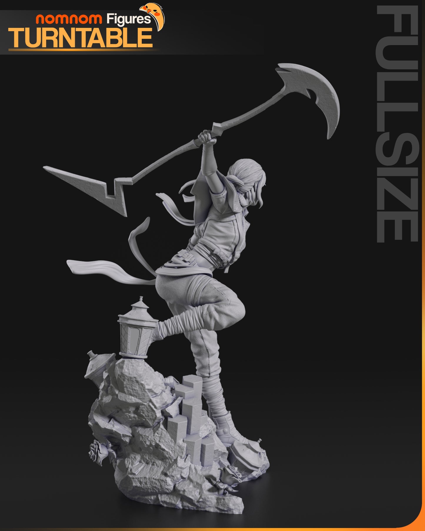 Unpainted Nom Nom Squall Leonhart Final Fantasy VIII