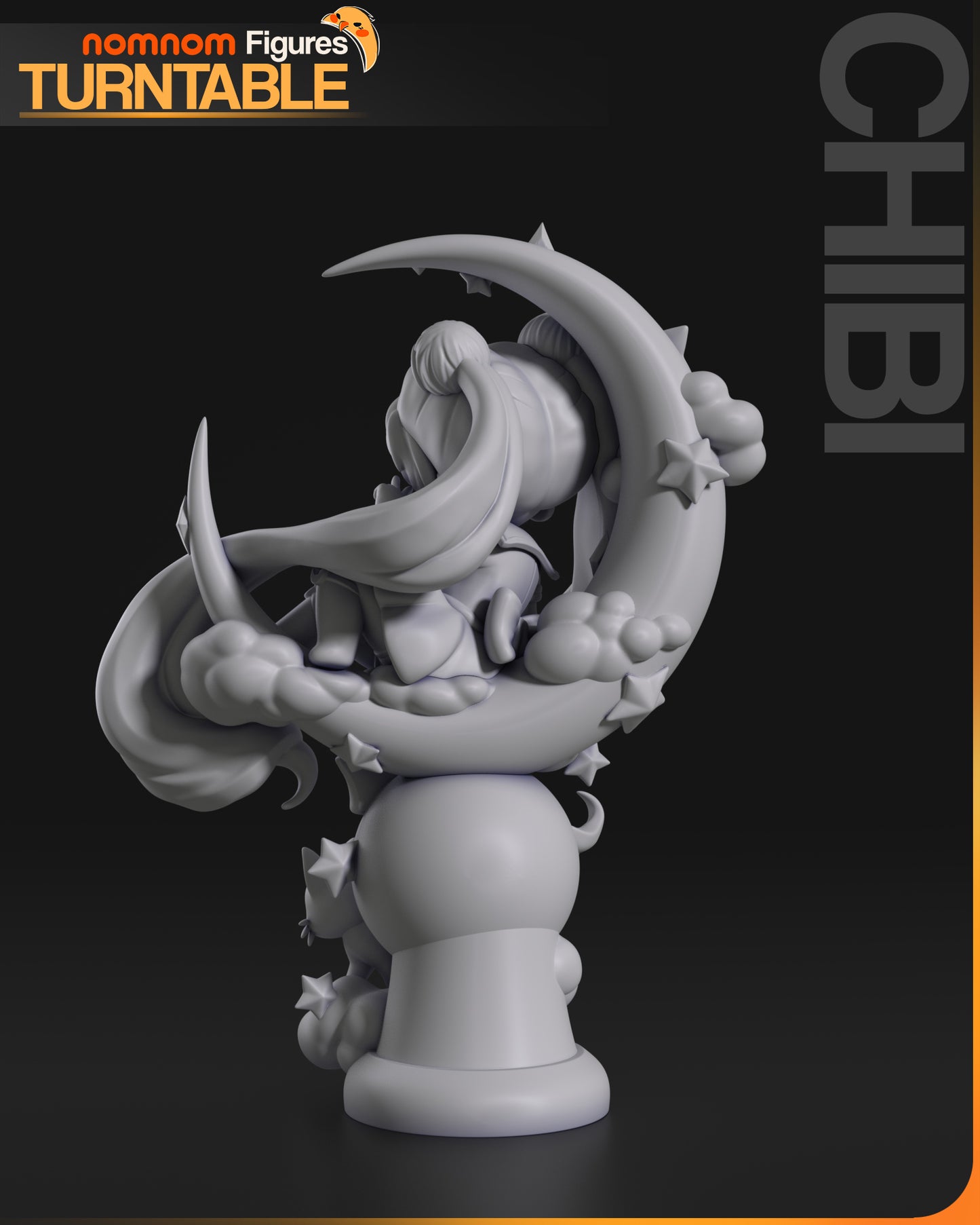 Unpainted Nom Nom Chibi Sailor Moon