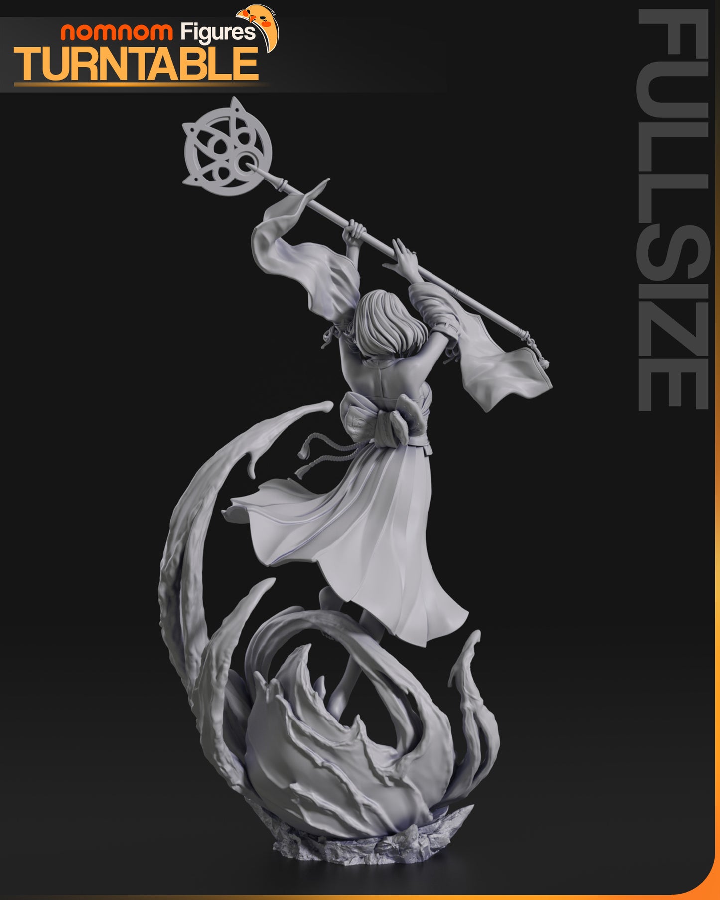 Unpainted Nom Nom Yuna Final Fantasy X
