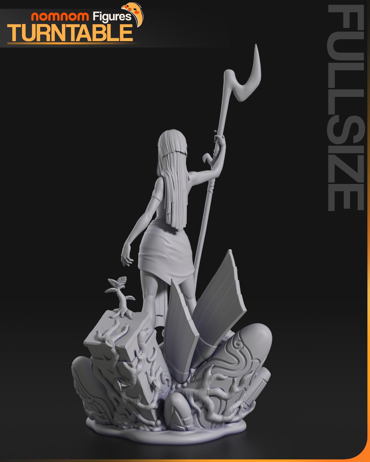 Unpainted Nom Nom Kida Atlantis