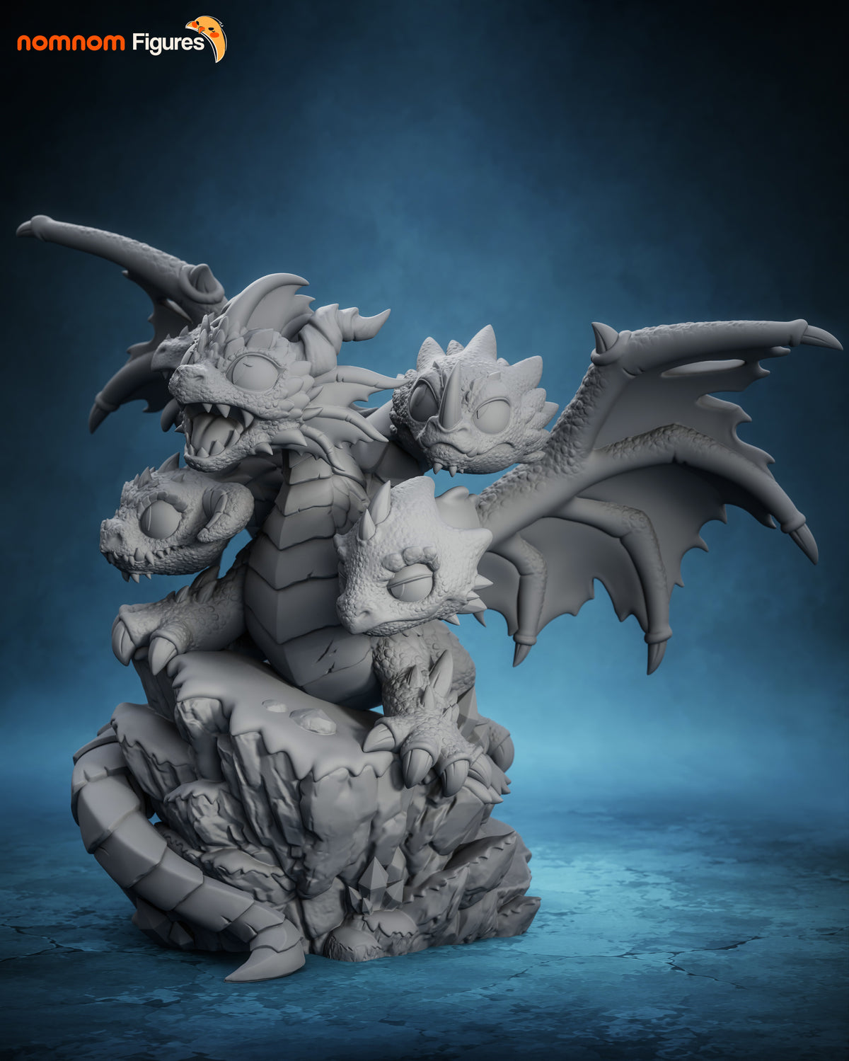 Unpainted Nom Nom Chibi Tiamat