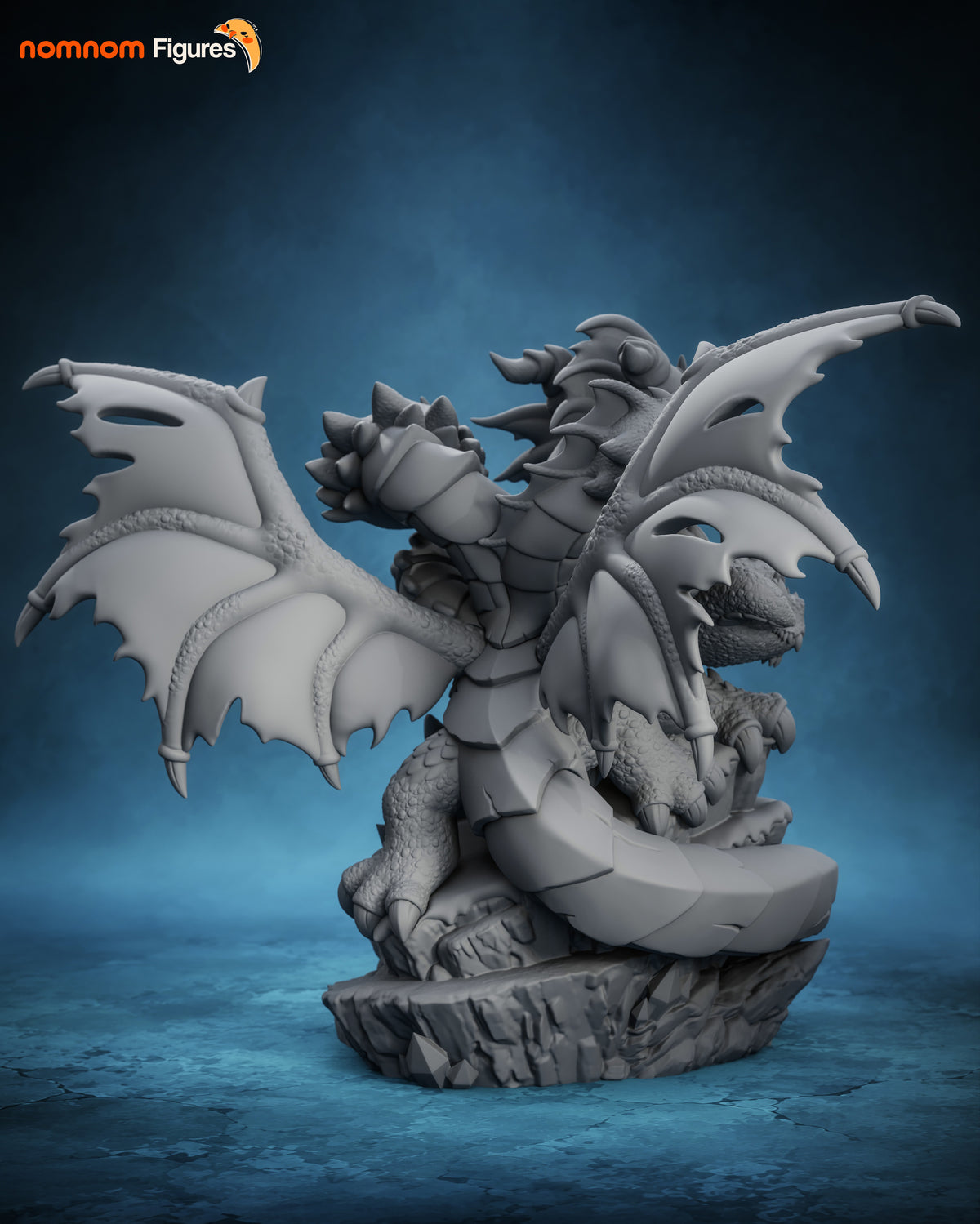Unpainted Nom Nom Chibi Tiamat