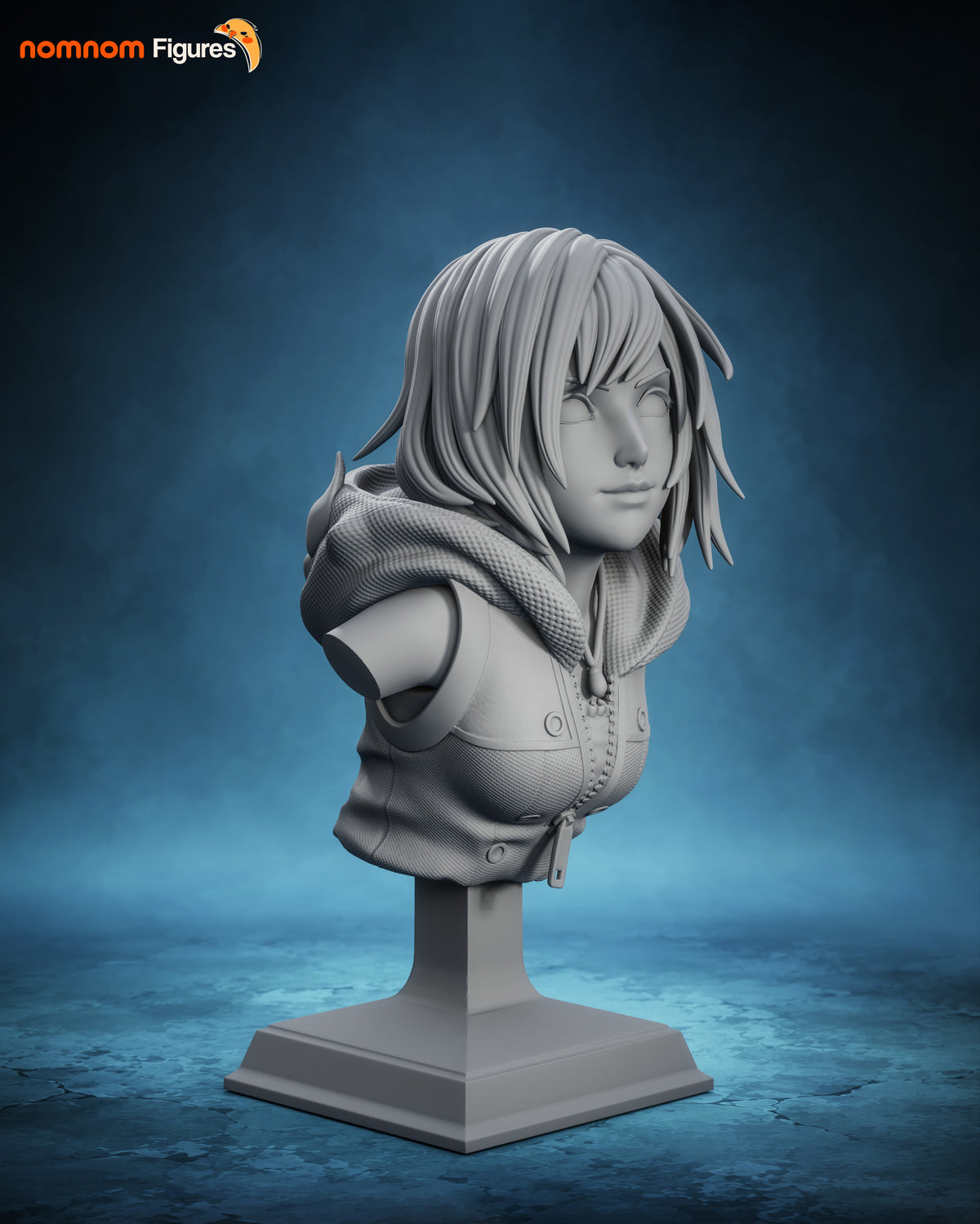 Unpainted Nom Nom Kairi Kingdom of Hearts