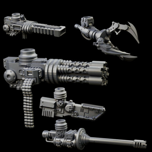 Unpainted Dog of War Robot V4