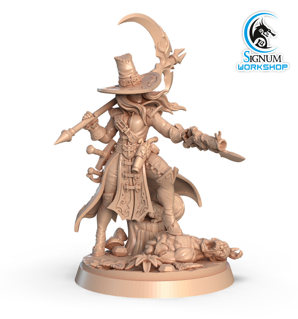 Unpainted Wilhelmina Hellsing, the Scythe of Retribution